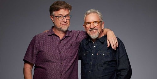Picture of Dan Povenmire with his friend Jeff.